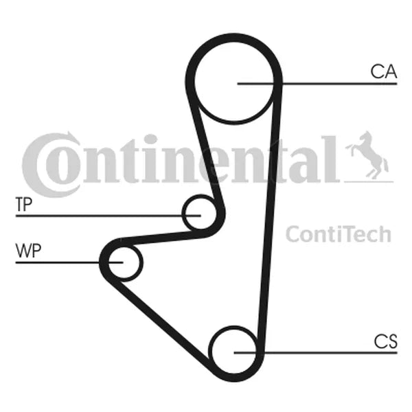Set Pompa Apa + Curea Dintata CON - CT607WP1