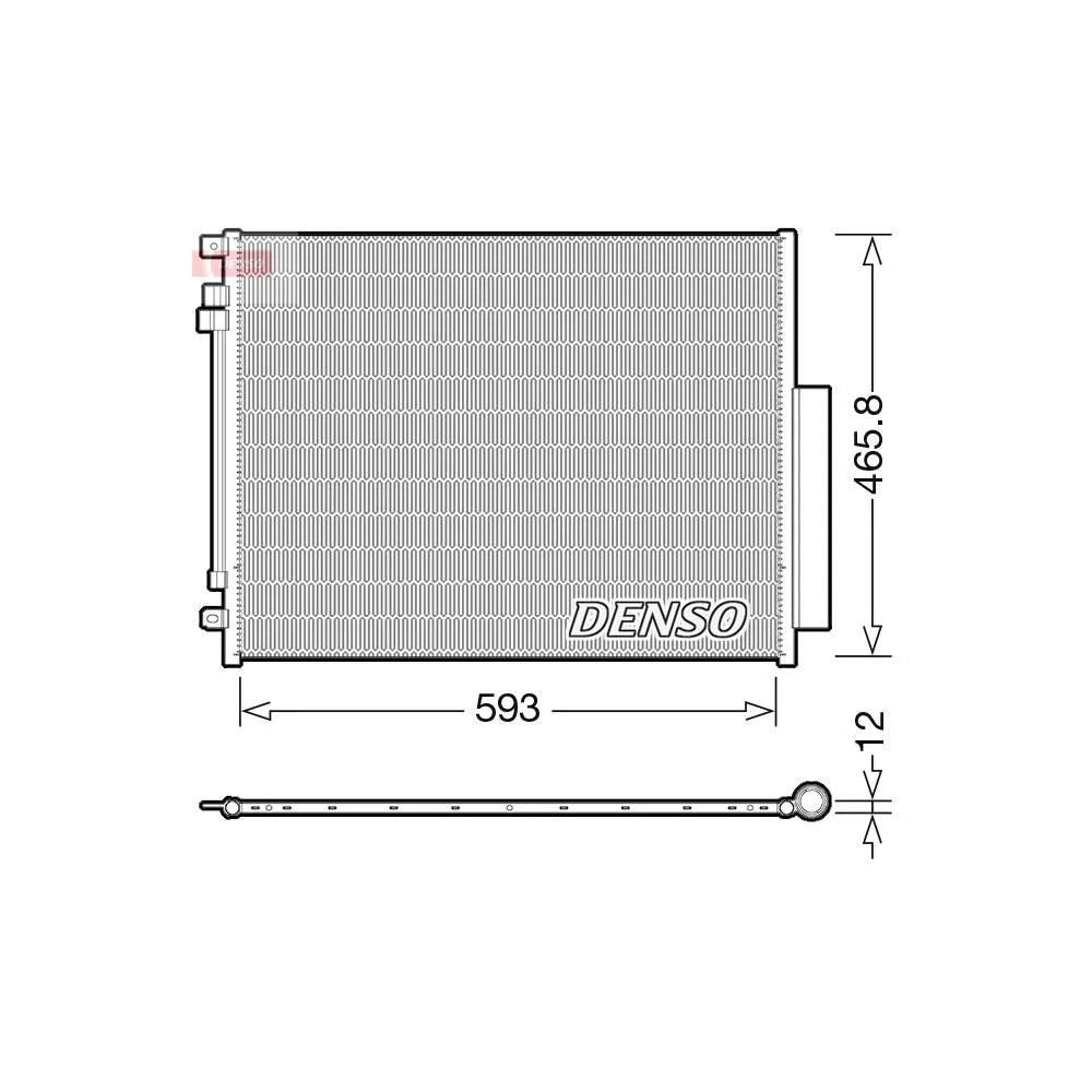 Radiator Clima Ac Denso - DCN01025
