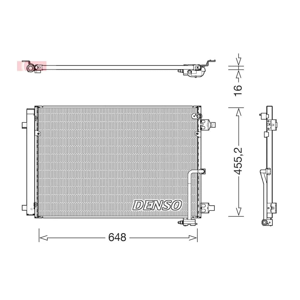 Radiator Clima Ac Denso pentru Audi A8 - DCN02045