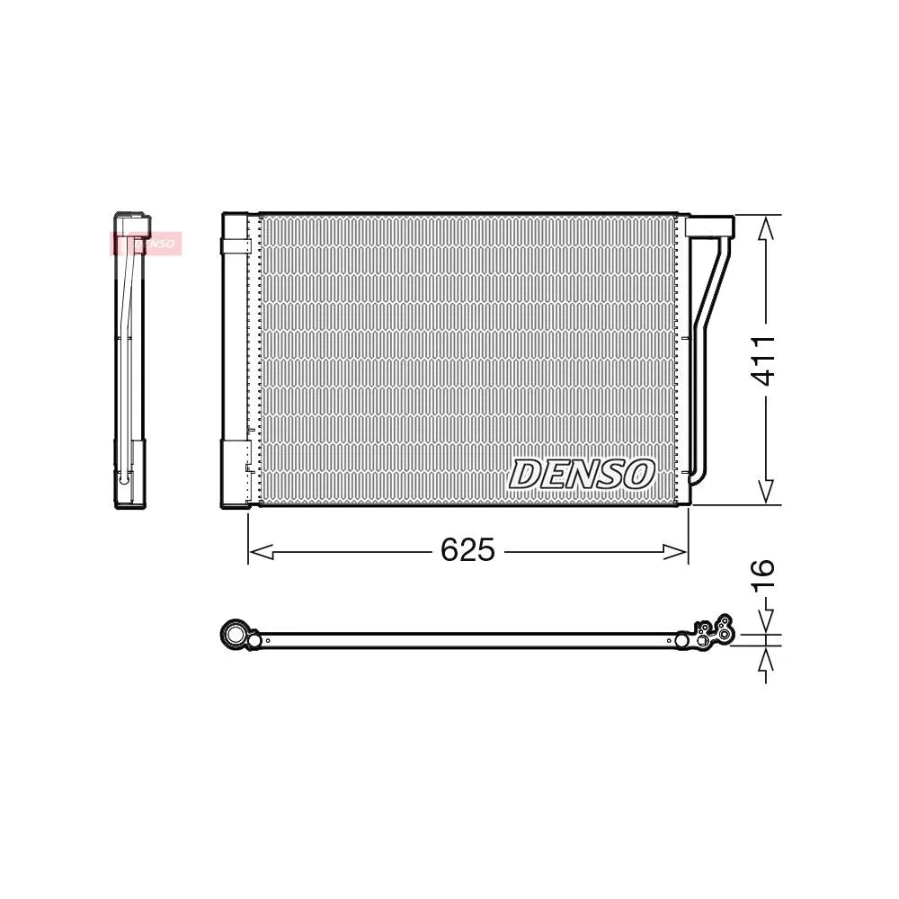 Radiator Clima Ac Denso pentru BMW 5/6/6 Cupe - DCN05022