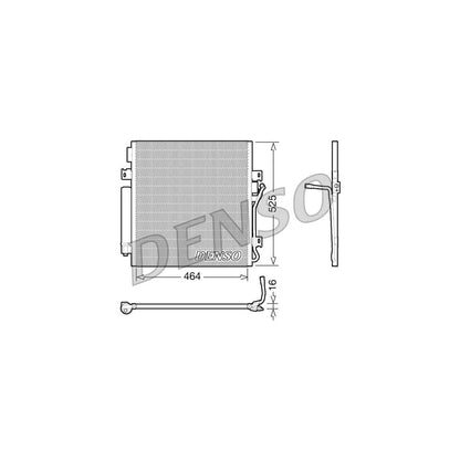 Radiator Clima Ac Denso pentru Dodge Nitro, Jeep Cherokee - DCN06011