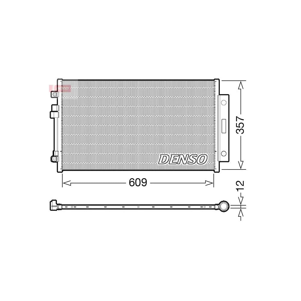 Radiator Clima Ac Denso pentru Alfa Romeo Giulia - DCN09004
