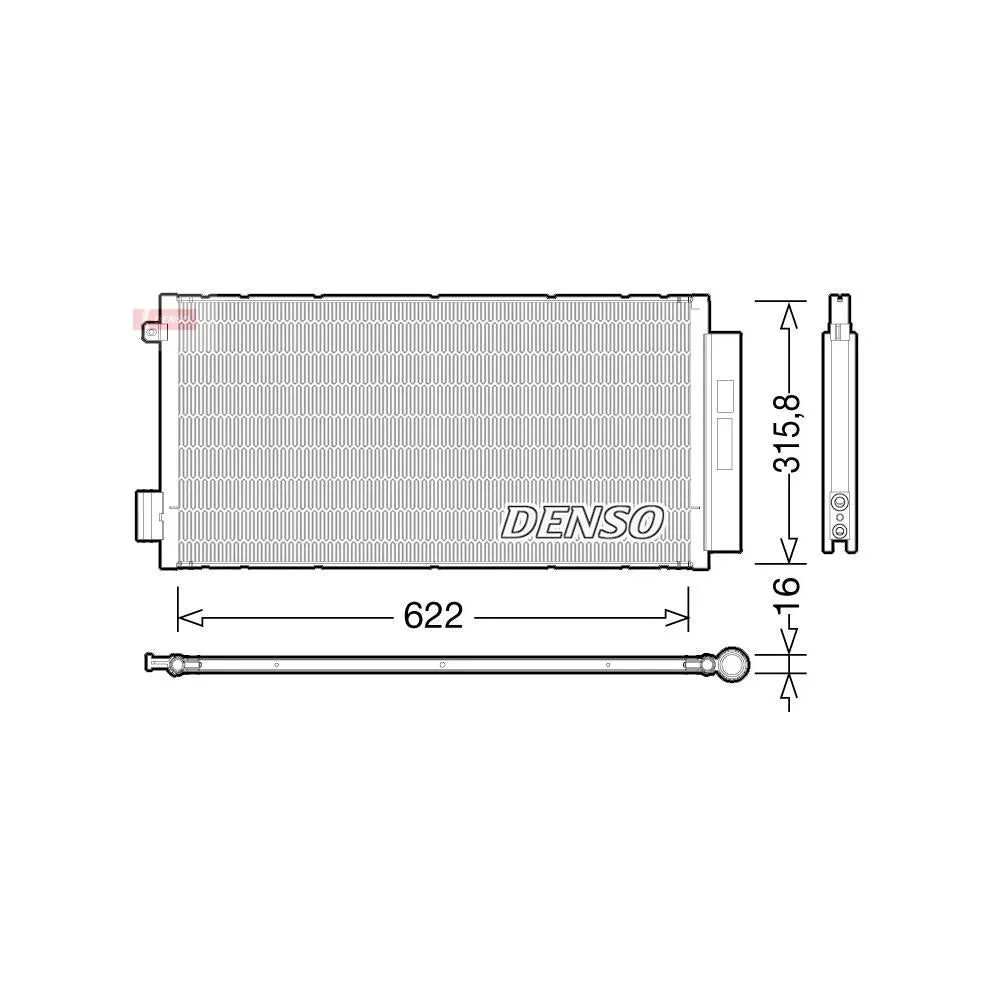 Radiator Clima Ac Denso - DCN09044