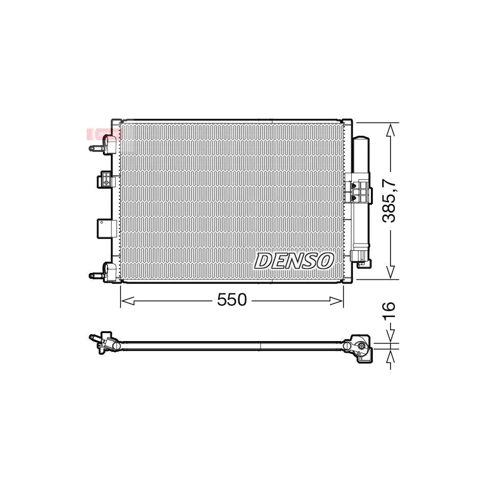 Radiator Clima Ac Denso pentru Ford C Max/Focus/Grand C Max/Kuga/Tourneo Connect - DCN10046