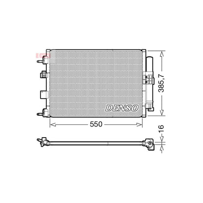 Radiator Clima Ac Denso pentru Ford C Max/Focus/Grand C Max/Kuga/Tourneo Connect - DCN10046