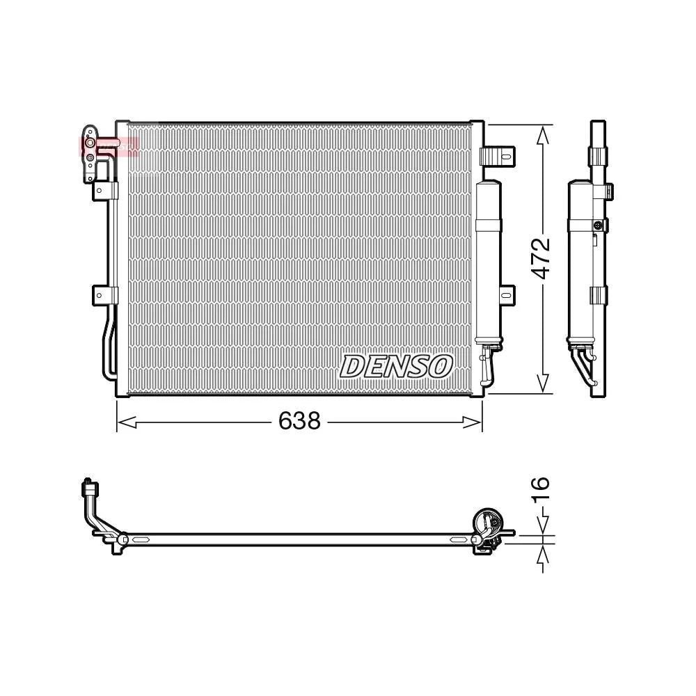 Radiator Clima Ac Denso - DCN14003