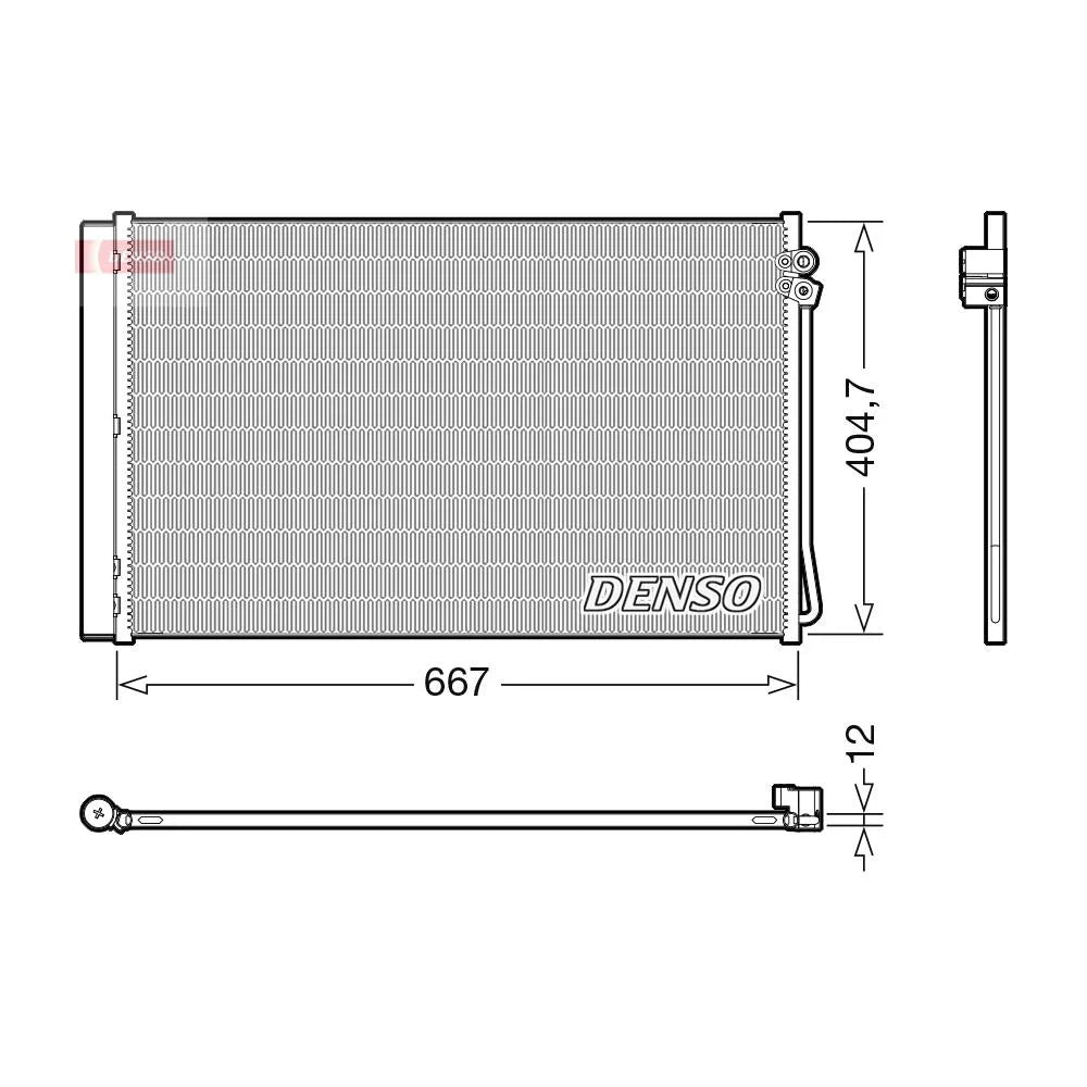 Radiator Clima Ac Denso pentru Mercedes-Benz Sprinter/V Class/Vito - DCN17062