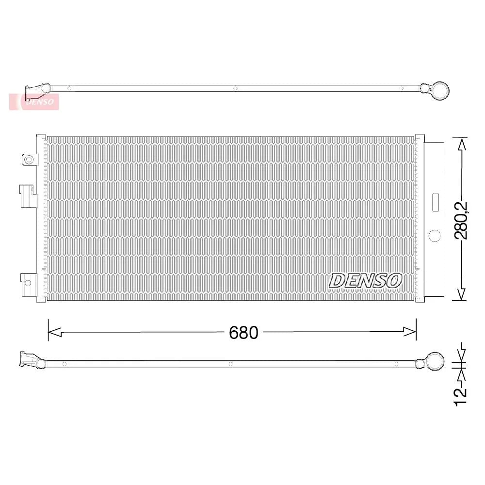 Radiator Clima Ac Denso pentru Opel Adam/Corsa - DCN20023