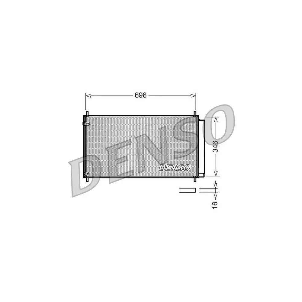 Radiator Clima Ac Denso pentru Toyota Auris/Avensis/Corolla/Verso - DCN50022