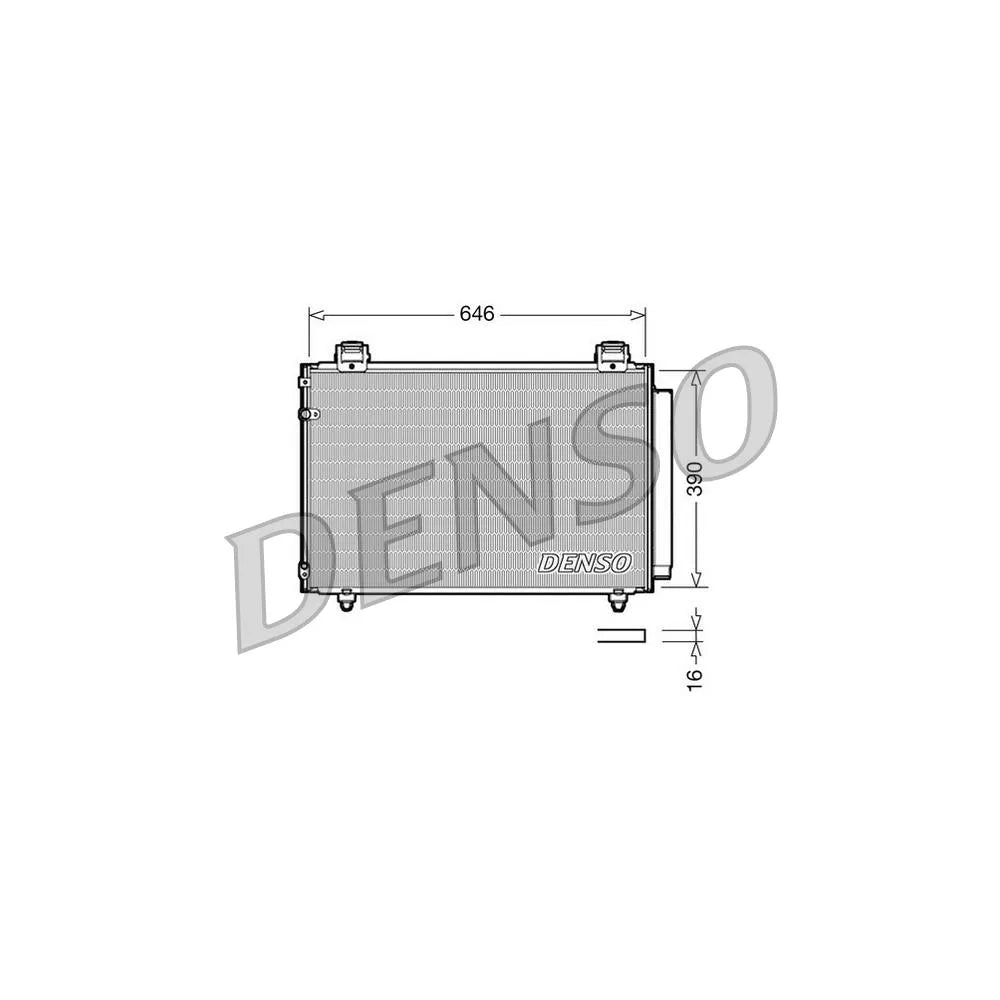 Radiator Clima Ac Denso pentru Toyota Avensis - DCN50024
