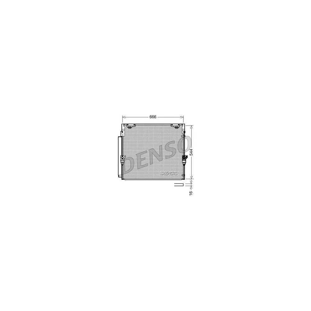 Radiator Clima Ac Denso pentru Toyota Land Cruiser - DCN50036