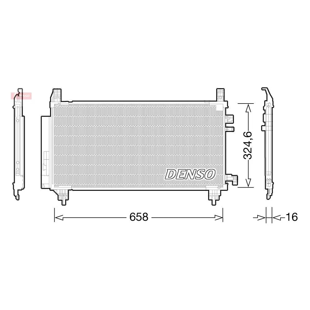 Radiator Clima Ac Denso pentru Toyota Yaris - DCN50046