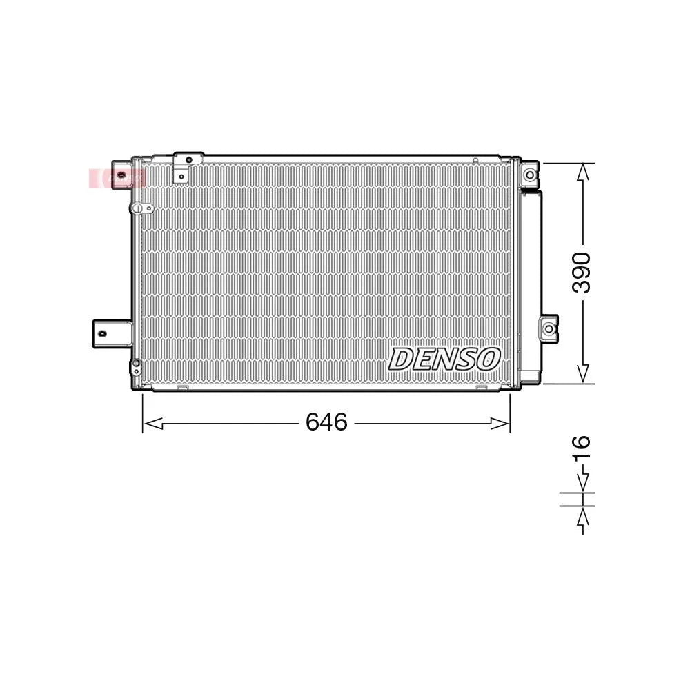 Radiator Clima Ac Denso pentru Toyota Avensis - DCN50049