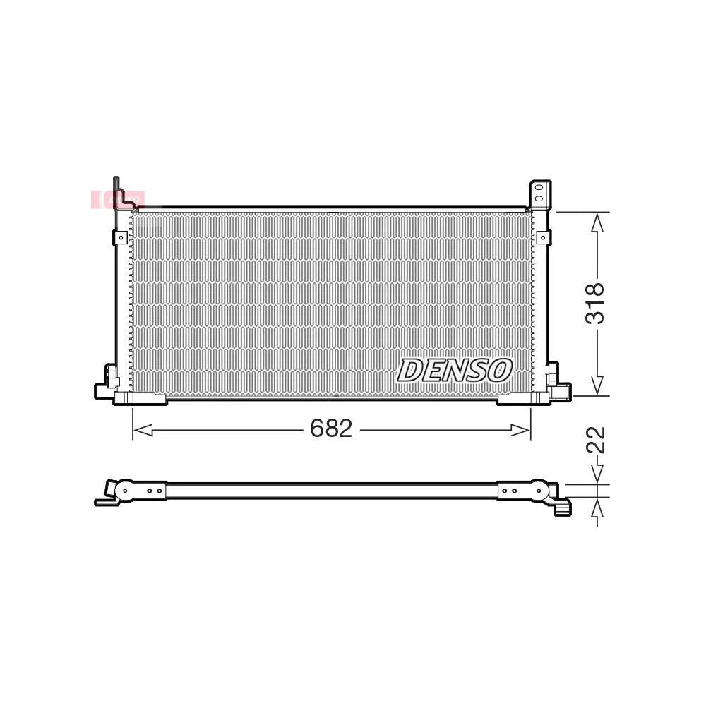 Radiator Clima Ac Denso - DCN50135