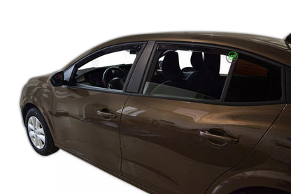 Set paravanturi auto fata si spate Team HEKO, Dacia Logan III, sedan, 4 usi, 2020-