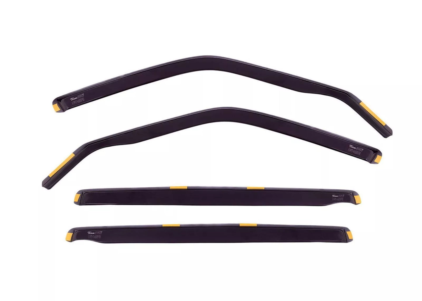 Set paravanturi auto fata si spate Team HEKO, Dacia Logan III, sedan, 4 usi, 2020-