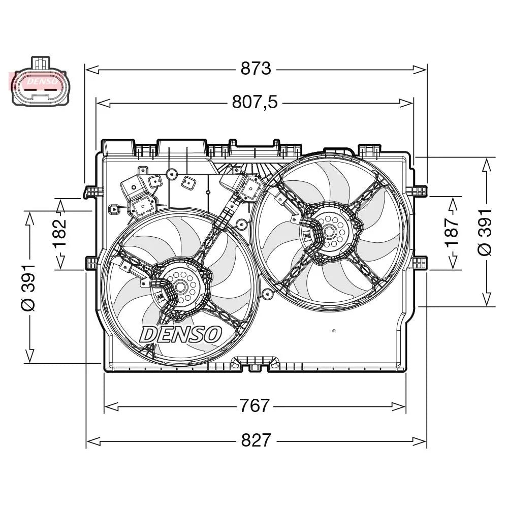 Radiator Apa DENSO - DER09311