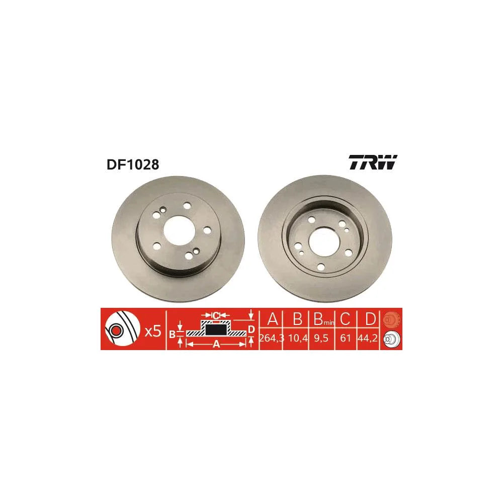 Disc Frana TRW - DF1028
