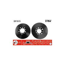 Disc Frana TRW pentru Mercedes-Benz 8/8 Cupe/123 Cupe/123/123 T Model - DF1573