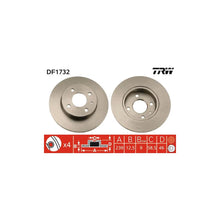 Discuri Frana TRW pentru Alfa Romeo 33/33 Sportwagon/Alfasud/Alfasud Sprint/Arna - DF1732