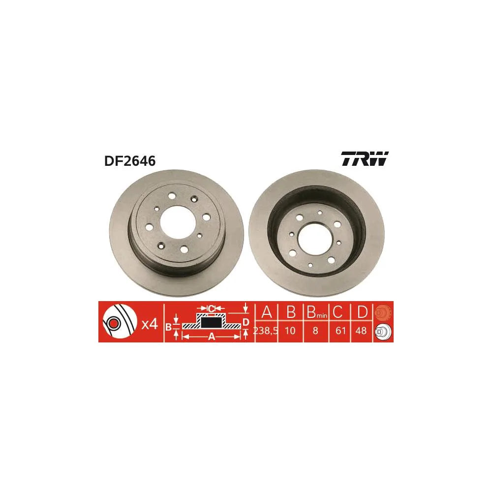 Disc Frana TRW - DF2646