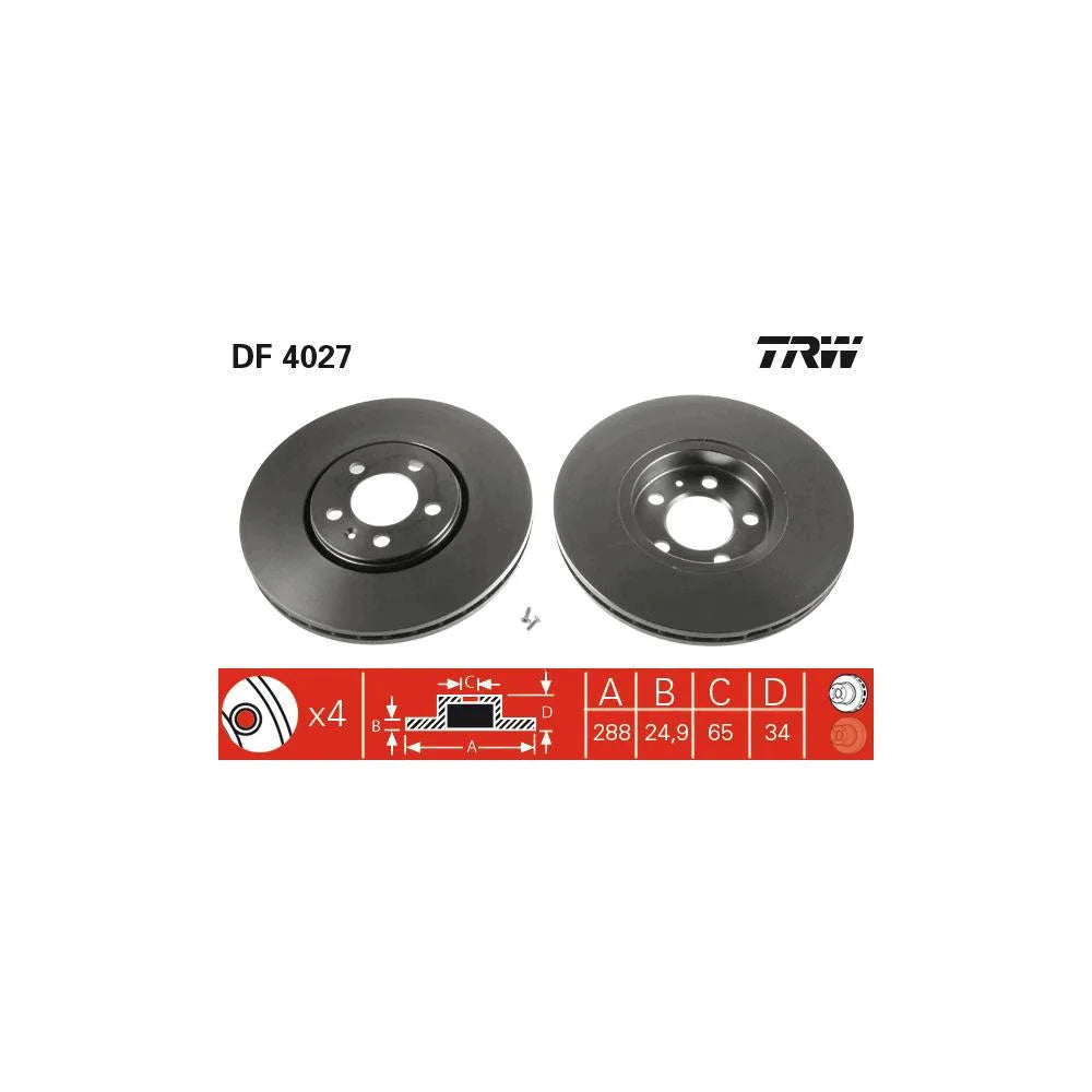 Disc Frana TRW - DF4027
