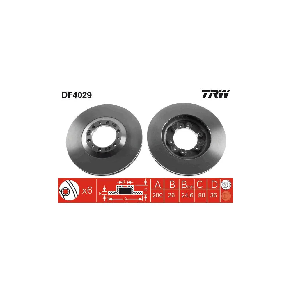 Disc Frana TRW - DF4029