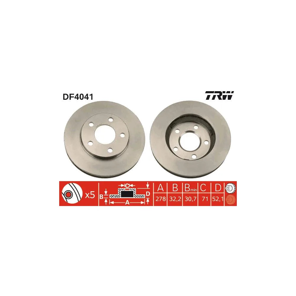 Disc Frana TRW - DF4041