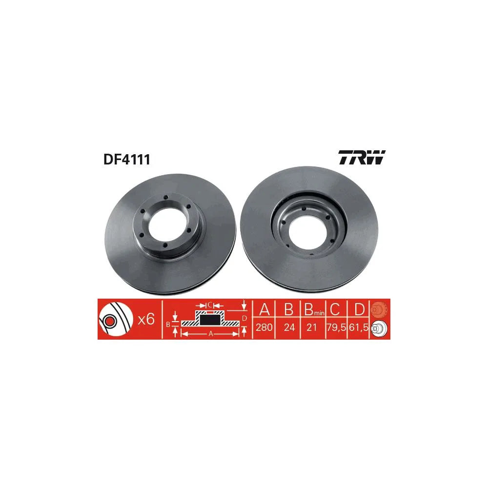 Disc Frana TRW - DF4111