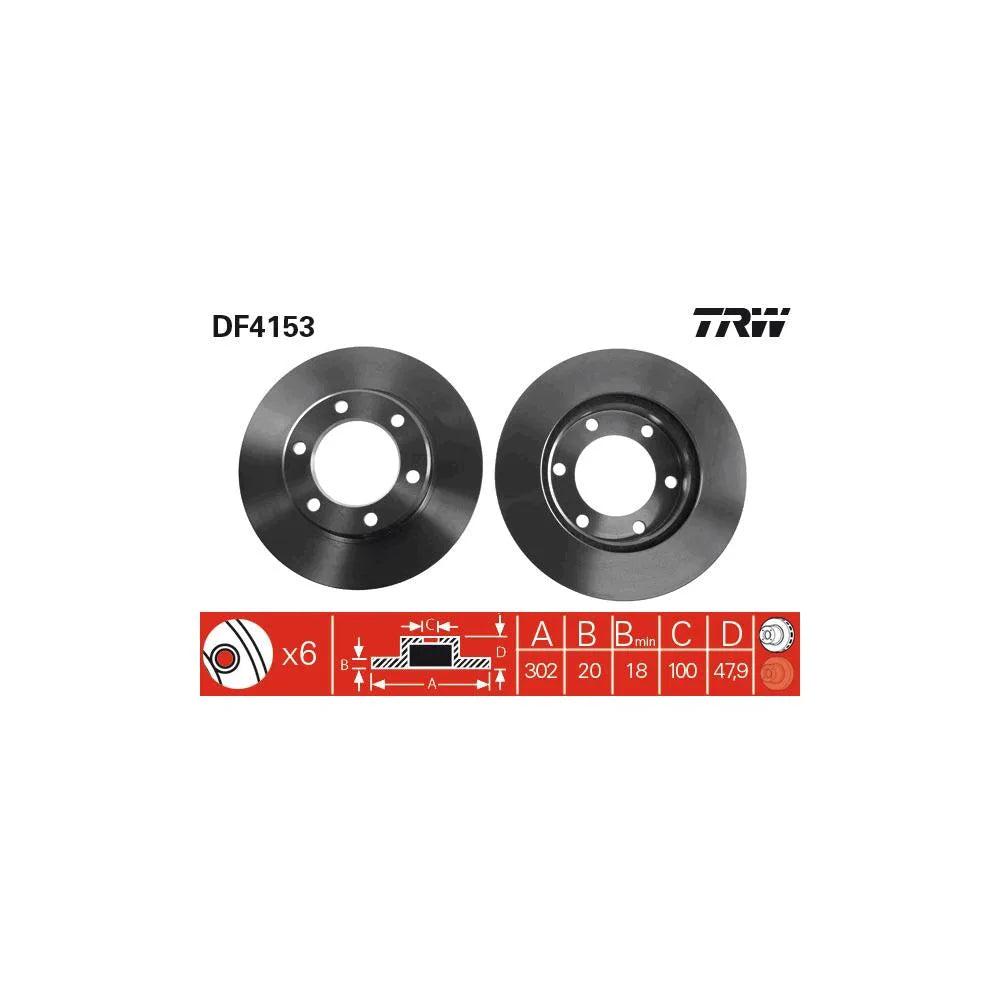 Disc Frana TRW - DF4153