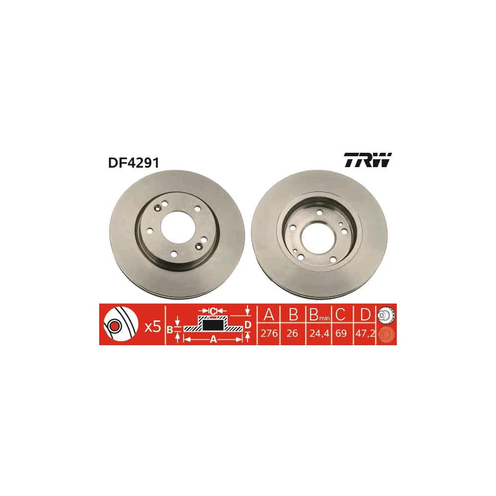 Disc Frana TRW - DF4291