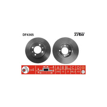 Disc Frana TRW pentru MG Mgf/Tf - DF4365