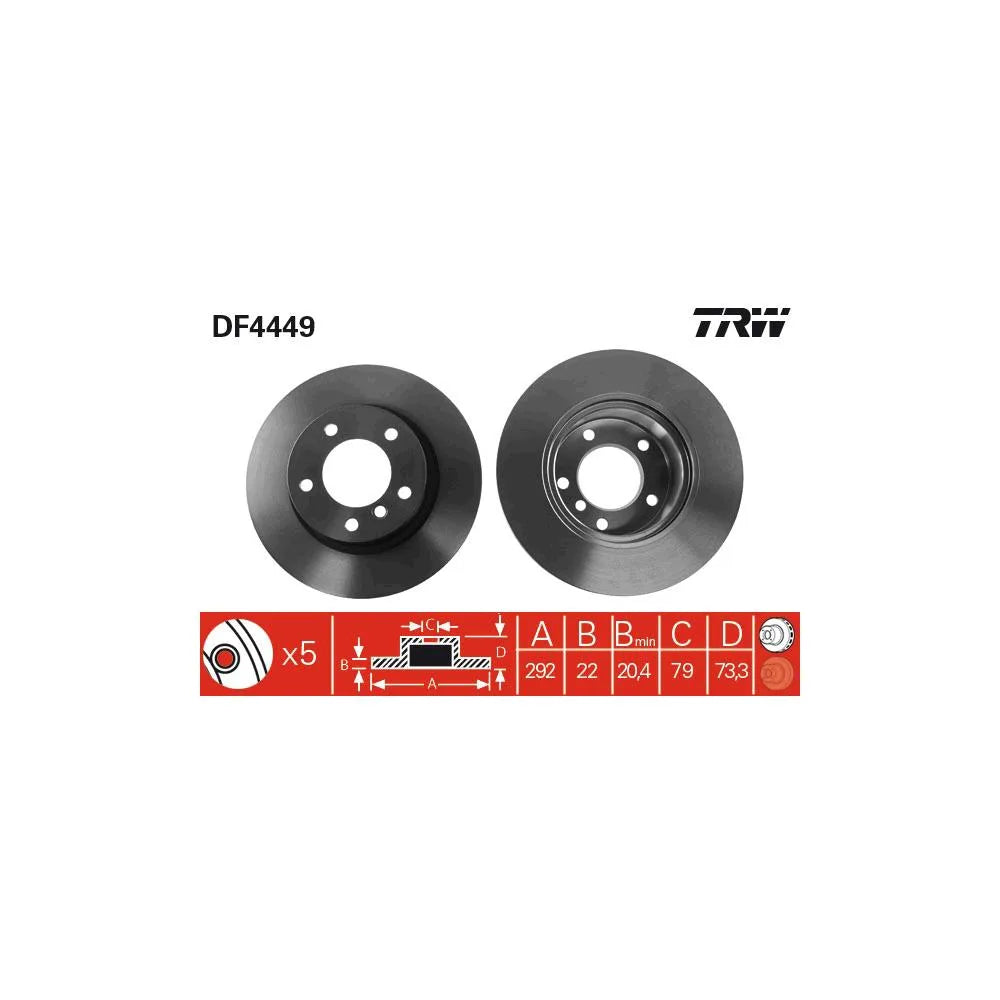 Disc Frana TRW - DF4449