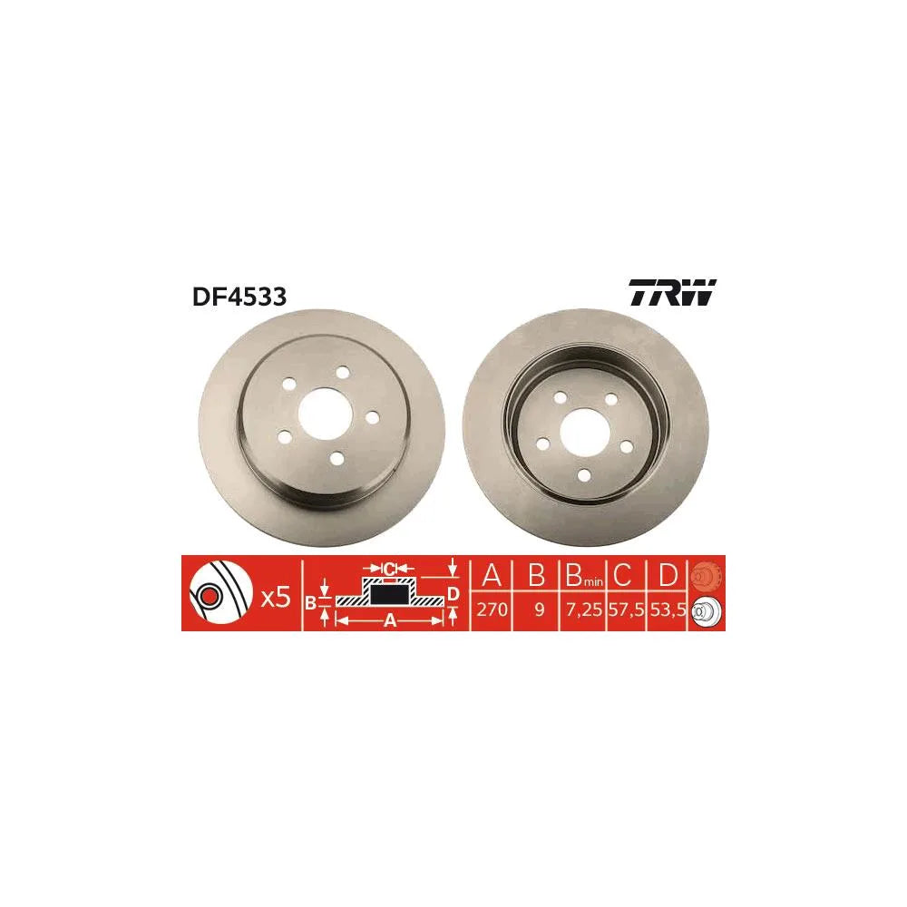 Disc Frana TRW - DF4533