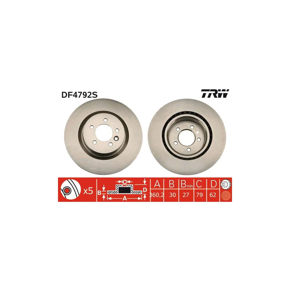 Discuri Frana TRW - DF4792S