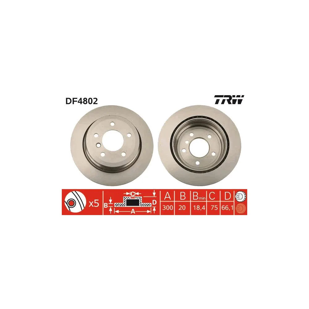 Disc Frana TRW - DF4802