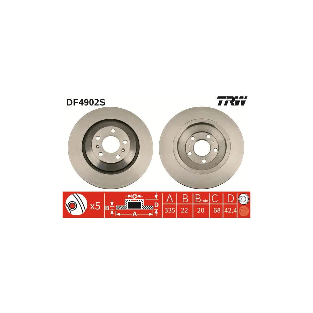Disc Frana TRW - DF4902S