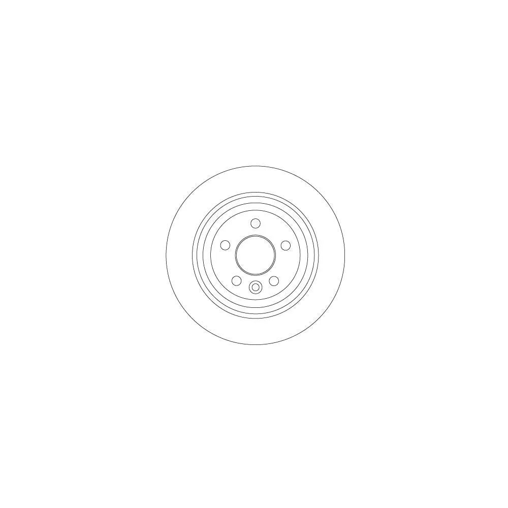 Disc Frana TRW pentru Land Rover Freelander 2 - DF6913