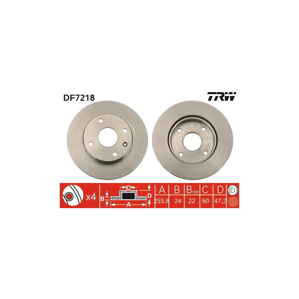 Disc Frana TRW - DF7218