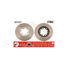 Disc Frana TRW pentru Ford Ranger, Mazda B Serie - DF7237
