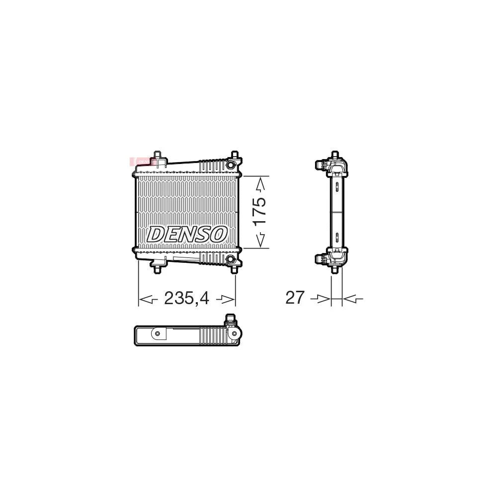 Radiator Apa Denso - DRM05078