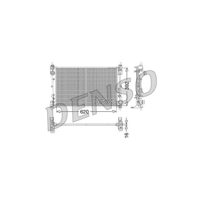 Radiator Apa Denso - DRM09115