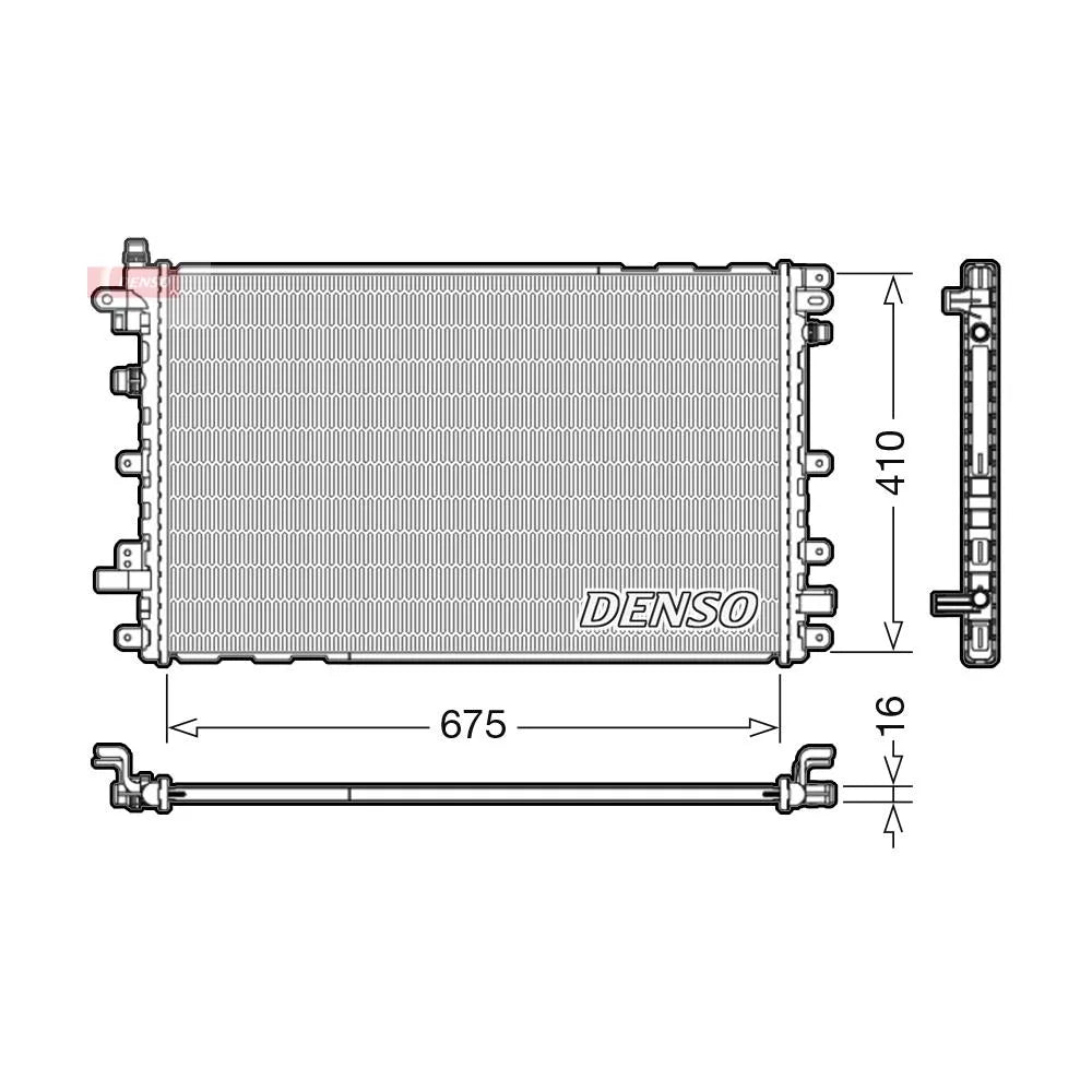 Radiator Apa Denso pentru Opel Ampera - DRM20113