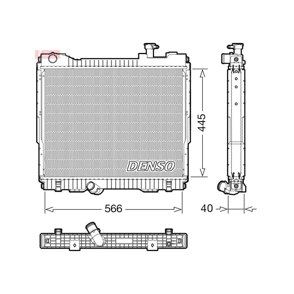 Radiator Apa Denso - DRM23119