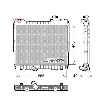 Radiator Apa Denso - DRM23119