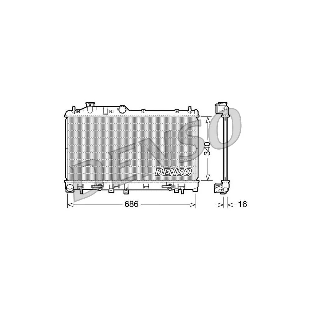 Radiator Apa Denso - DRM36008