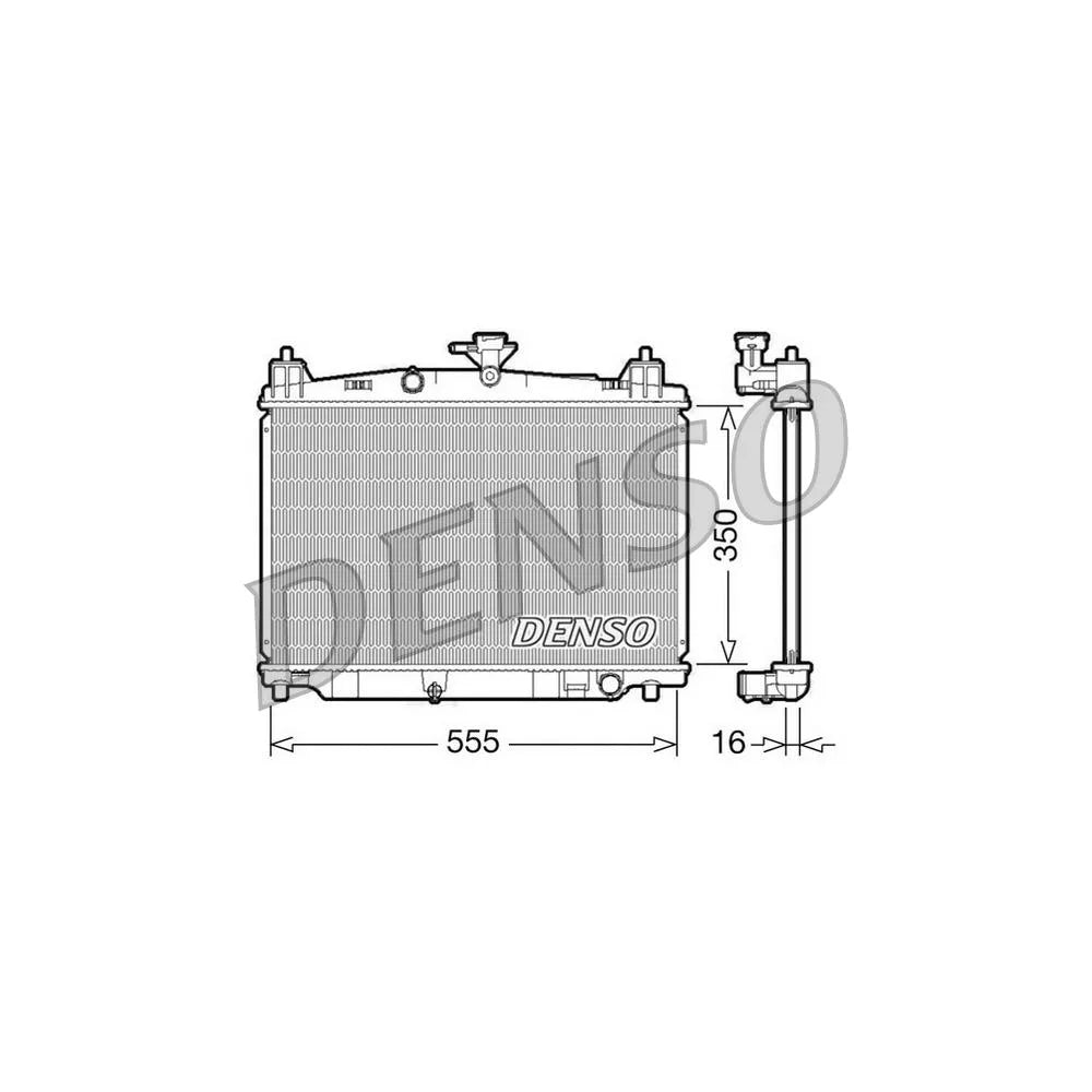 Radiator Apa Denso pentru Mazda 2 - DRM44016