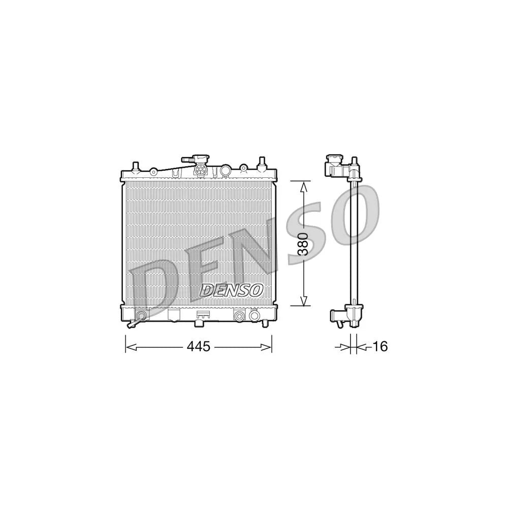 Radiator Apa Denso - DRM46036