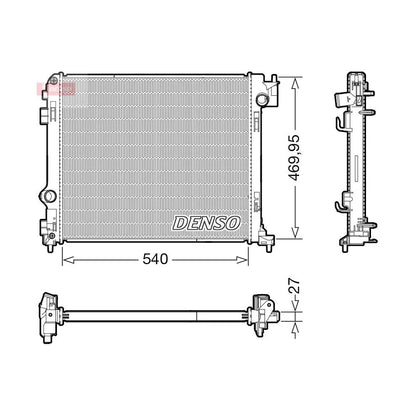 Radiator Apa Denso - DRM46065