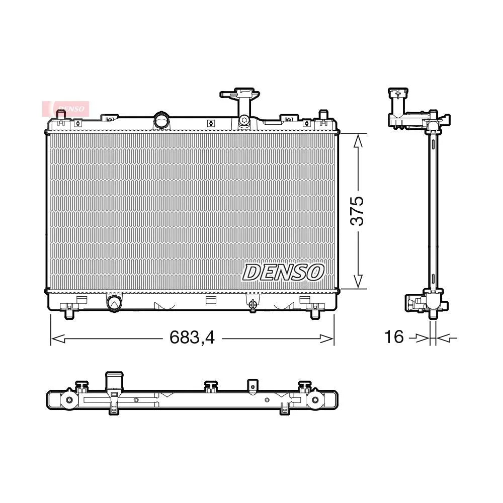 Radiator Apa Denso pentru Suzuki Sx4 S Cross/Vitara - DRM47038